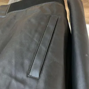 And Now This faux leather bomber jacket pockets EUC Black Size undefined thumbnail 3