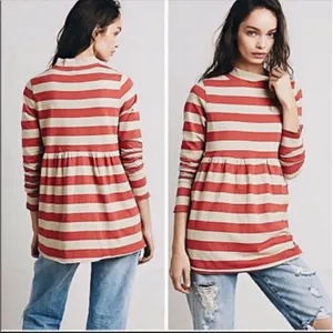 We the free mod‎ about it striped tunic xs thumbnail 2