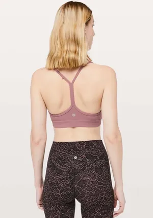 Lululemon FlowY Bra *Nulu Quicksand 6 thumbnail 5