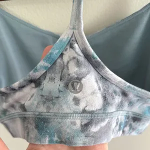 Lululemon Flow Y Bra Nulu Light Support A/C Cup Kaleidofloral Multi Size 4 thumbnail 5