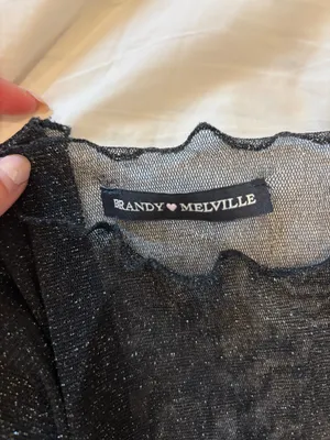 Brandy Melville Glitter Sheer Top thumbnail 2