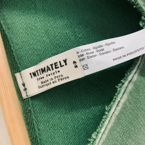 Free People Morning Run Crop Oversized Hoodie Modal Blend Green size S thumbnail 11