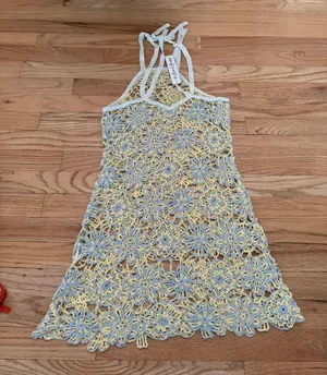 For Love And Lemons Crotchet Cover Up Dress thumbnail 3