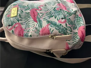 Betsey Johnson Pink Flamingo Print Mini Backpack thumbnail 5