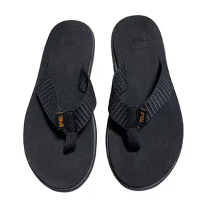 Teva Voya Flip Flop Sandals Black Women's Size 5 Cushion Comfort Thongs NWOT thumbnail 1