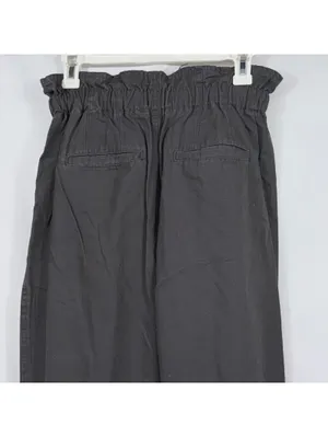 Zenana L Paperbag Pants Charcoal Gray NWT thumbnail 8
