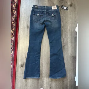 True Religion Women’s Dark Blue Flare Jeans thumbnail 6
