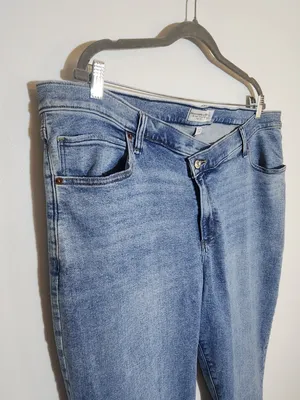 Abercrombie & Fitch Crisscross High Rise Skinny Ankle Jeans Size 24 Long/37 thumbnail 4