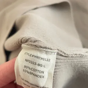 Neuflora Leone Ribbed Henley Sweater Top in Large thumbnail 6