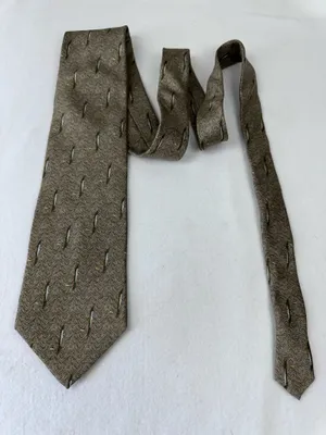 Bill Blass Tie Black Label Abstract Silk Vintage Green Art Deco Design Office thumbnail 7