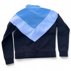 Fila black & white color block quarter zip sweatshirt thumbnail 4