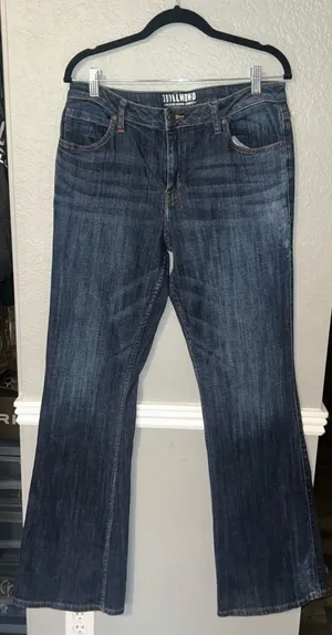 Idyllwind by Miranda Lambert Dark Wash Bootcut Jeans xtra Long  thumbnail 3