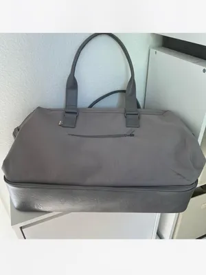 BEIS The Convertible Weekender Bag in Grey Gray thumbnail 4