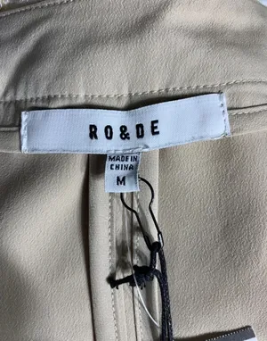 Ro & De Tan Lightweight Trench Coat size M thumbnail 7