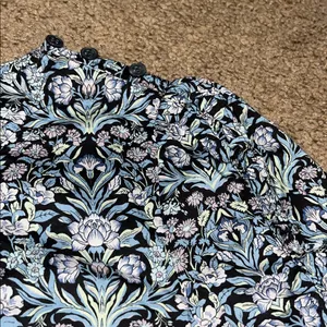 J. Crew Liberty‎ Fabric Sambourne Floral Ruffle Puff Sleeve Blouse Medium thumbnail 5