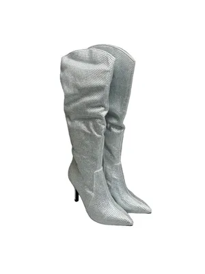 MIA Mackynzie Rhinestone Stiletto Boots Size 9 NIB thumbnail 3
