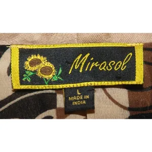 Marisol Ladies Brown Suede Long Sleeve Jacket Size L Floral Open Front Patchwork thumbnail 10