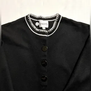 SNDYS Daphne Cardigan in Black, size XS thumbnail 6