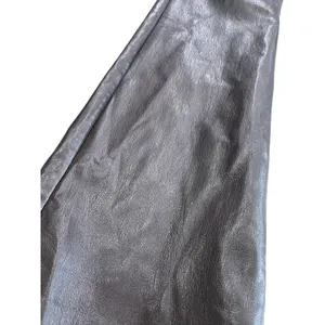 Aritzia Wilfred Melina Vegan Leather Pants Women's 0 Brown High Rise Straight thumbnail 10