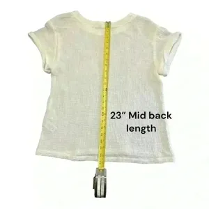 Calvin Klein women’s rolled cuff short sleeve top. Size Medium. thumbnail 12