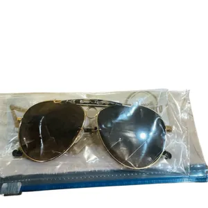 Krewe Merrymen 24k Crema aviator sunglasses NEW thumbnail 7