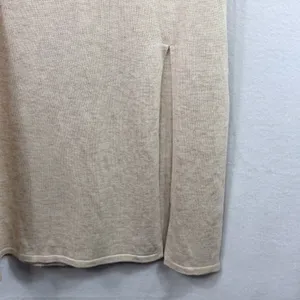 NEW Revolve Song of Style Neutral Tan Short Sleeve Night Air Sweater Dress Sz S thumbnail 8