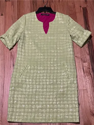 Marc New York Andrew Marc Textured Shift Dress Possible Size L Fully Lined thumbnail 2