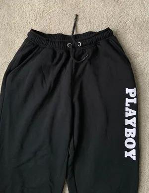 Play boy joggers and cropped crewneck set thumbnail 1