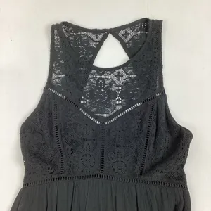 Abercrombie & Fitch Black Sleeveless Lace Cocktail Mini Dress XS thumbnail 3
