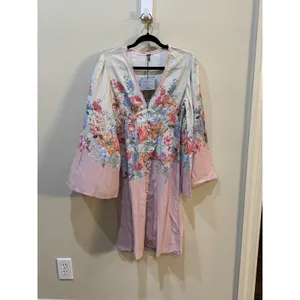 bl^nk London Anthropologie CARMELLA SHIRT DRESS Size Small Romantic Cottage Core thumbnail 3
