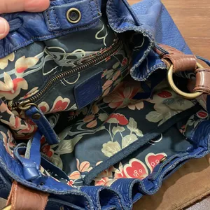 Lucky Brand Dark Blue Leather Shoulder bag thumbnail 6