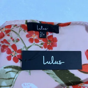 NEW Lulus Remarkable Entrance Pink Floral Print Satin Midi Dress Size S Party thumbnail 7