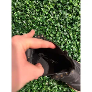 NWOT Free People Atlas Puffer Rivet Chelsea Boots in Black & Gold Sz. US 8 thumbnail 10