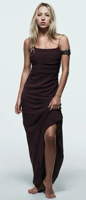 NWT Zara brown open-back maxi dress with back ruching size large thumbnail 1