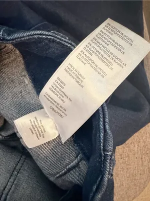 Maeve The Colette Blue High Rise Wide Leg Jeans cropped Stretch Anthro Size 2 * thumbnail 8