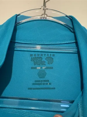 Mountain hardwear Quarter-Zip Pullover light blue‎ women’s XS thumbnail 3
