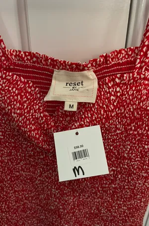 Reset By Jane Red Top Size M thumbnail 3