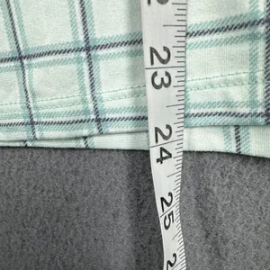 Eddie Bauer Pajama Set Womens Small Green Plaid Tank Top Pants Sleepwear Jersey thumbnail 12