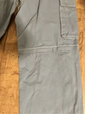 NWT Pacsun Blue Zip Off Low Rise Puddle Pants featuring convertible legs large thumbnail 12