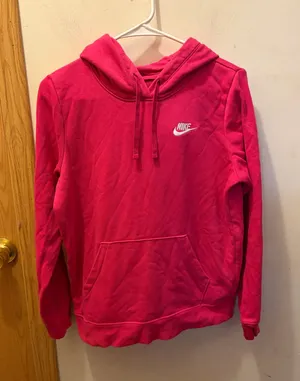 (S) Nike Pink Athletic Hoodie Sweatshirt thumbnail 1