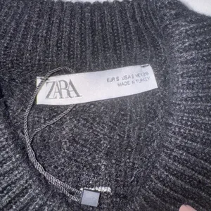Zara Black Cable Knit Cutout Sweater Womens Size S Pullover Long‎ Sleeve thumbnail 5