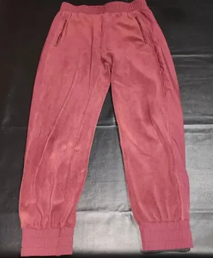 Zyia Active Womens Maroon Fleece Jogger‎ Pants Medium thumbnail 1