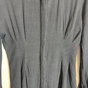 White Fox Feels Like A Holiday Shirt Dress Womens Small Black Micro Mini Pleated thumbnail 10