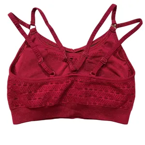 Gymshark Sports Bra Maroon *See Measurements* thumbnail 2