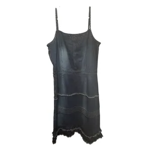 Me and You Denim Lace-Up Dress thumbnail 5