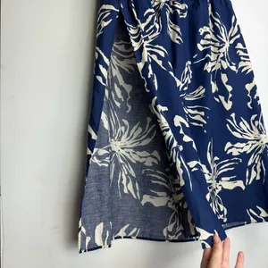 NWT ZARA Floral Tropical Printed Midi Skirt Sz Small Pleated Side Slit thumbnail 7