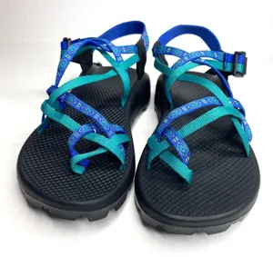 Blue Jacquard Strappy ZX/2 Classic Sandals thumbnail 5