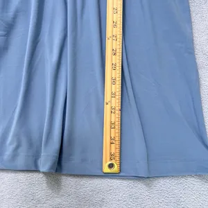 White House Black Market Light Blue Smocked Waist Dress‎ Small Cap Sleeves Midi thumbnail 8
