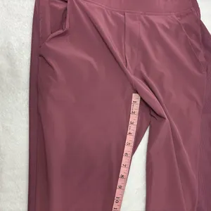 Athleta‎ Women's Rich Red -Maroon Straight Leg Pants Size 6 thumbnail 5