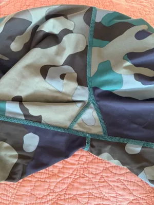 Carbon38 Camo High Rise Compression Leggings Green Blue Size Small‎ thumbnail 4